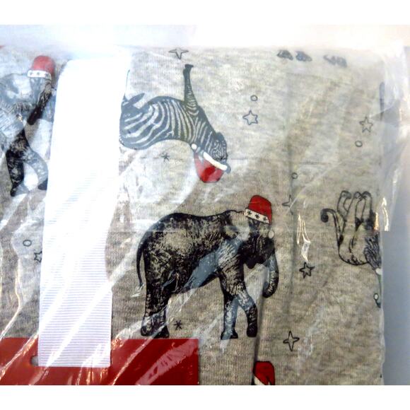 Wondershop Target *NWT* Safari Christmas Winter Pajamas Size L Women Gray - Picture 6 of 10